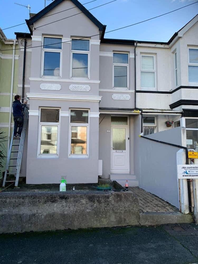 Completed roof replacement project in Charlestown