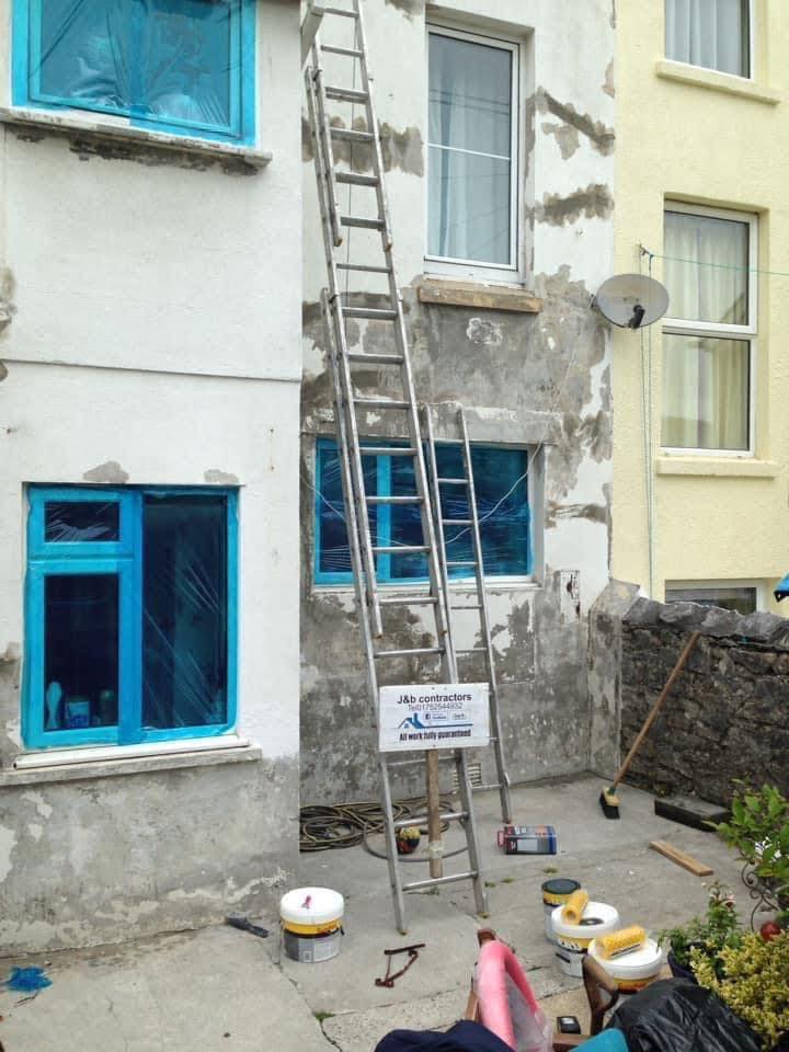 Render repair work in Charlestown