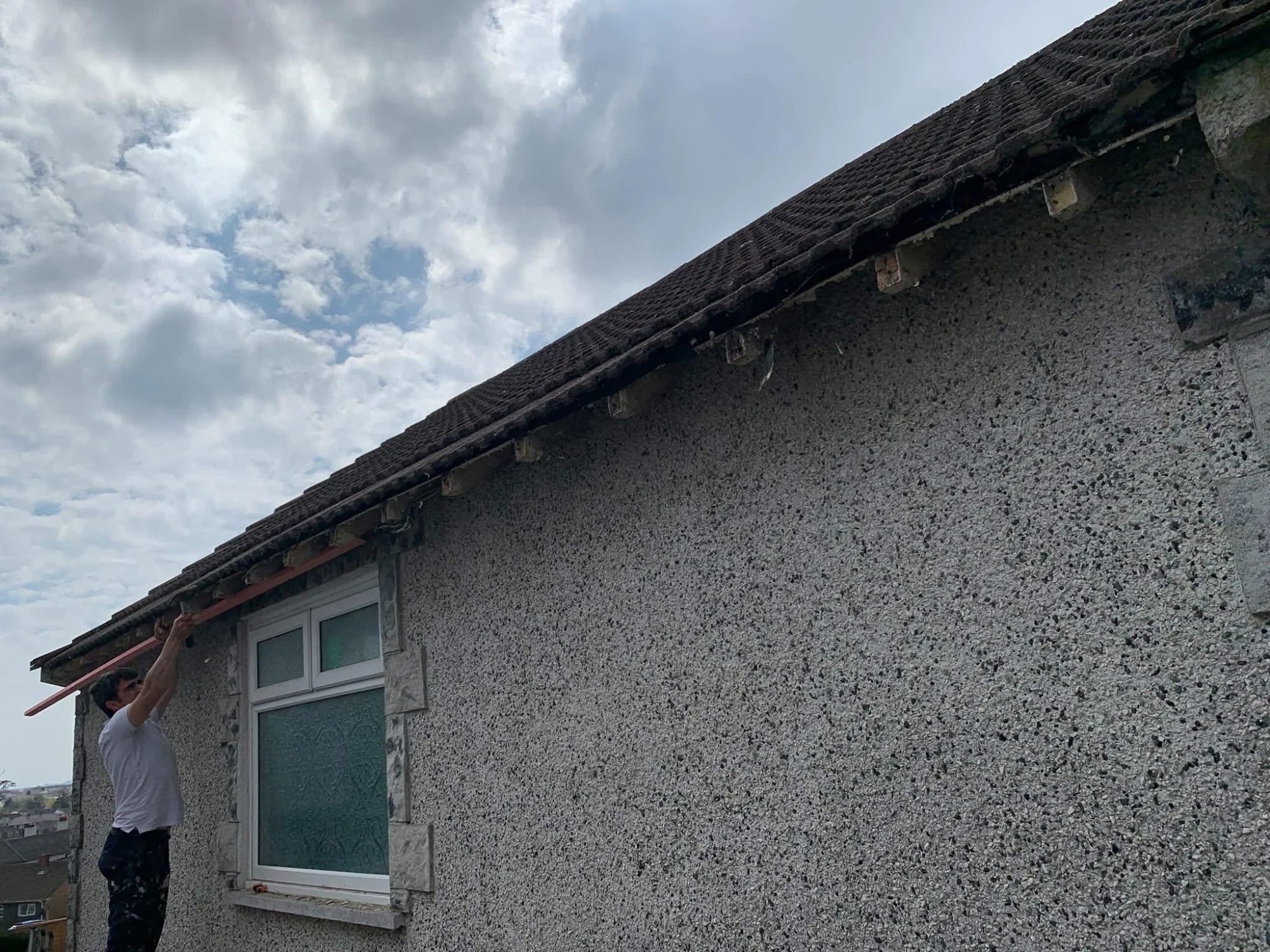 Storm damage roof repairs in Charlestown