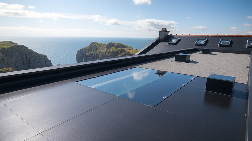 Flat roof installation in Charlestown