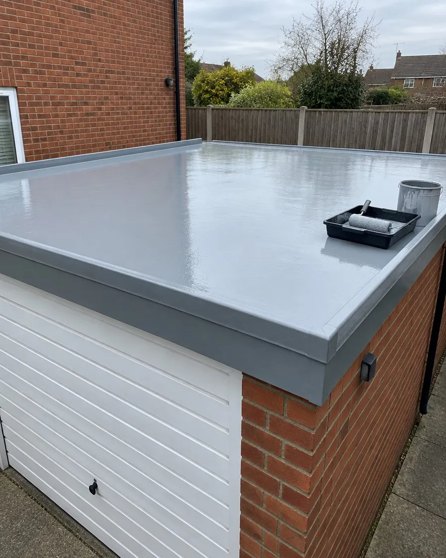 Garage roof replacement in Charlestown