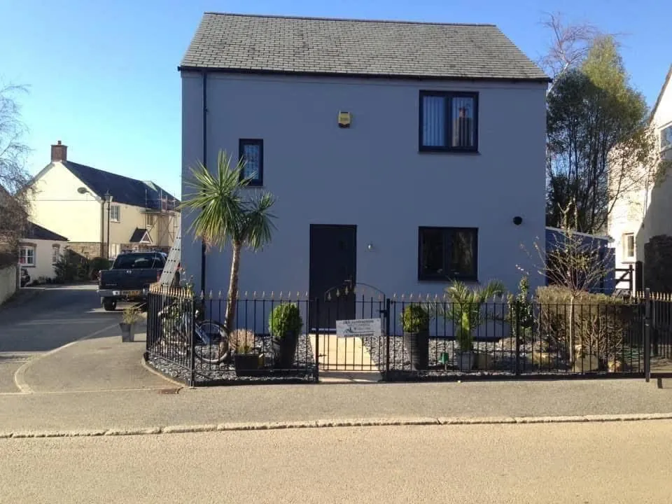 Finished exterior painting and roofline work in Charlestown