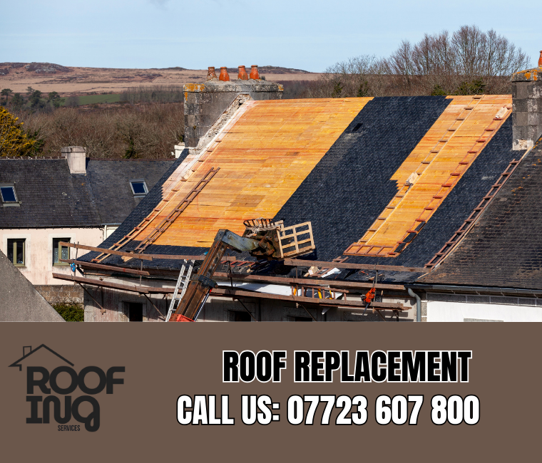 Complete roof replacement in Charlestown