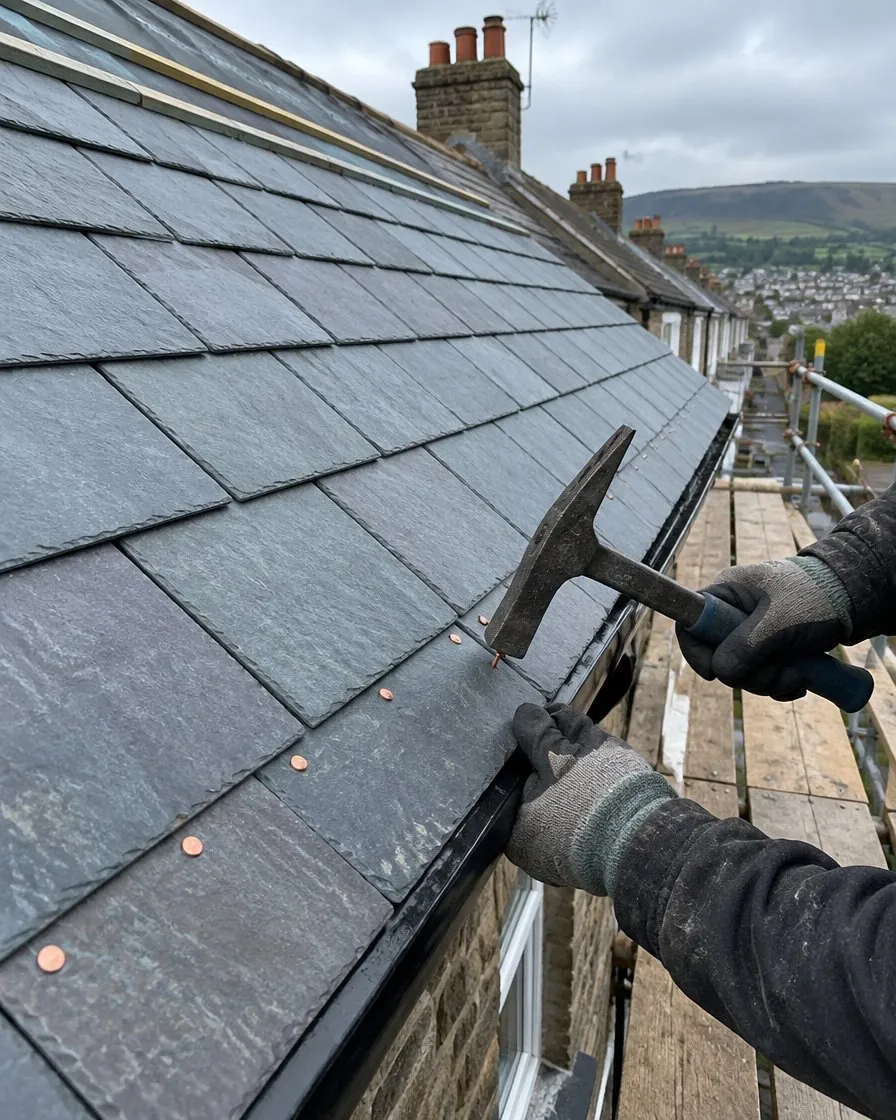 Slate roofing in Charlestown